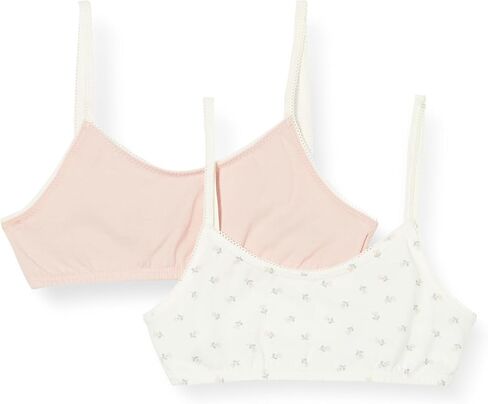 Petit Bateau Girls Flors Cotton و Elastane Bralettes-أحجام حزمة من 12 إلى 14 سنة in Kuwait