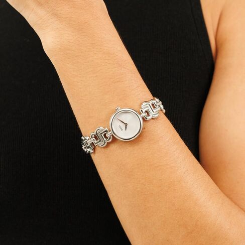 Boss Women's Double B Hare Watch-Petite Round Case ، Sunray Dial ، تصميم مستوحى من المجوهرات ، ساعة ثلاثية-هدية لها in Kuwait