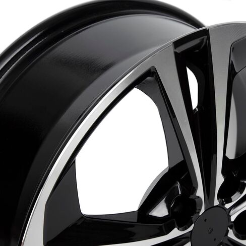 18 "18 × 7.5 في عجلة السبائك لنيسان سينترا SR 2020 2021 2022 2023 Machined Black OEM RIMP RIM （One Pack) in Kuwait