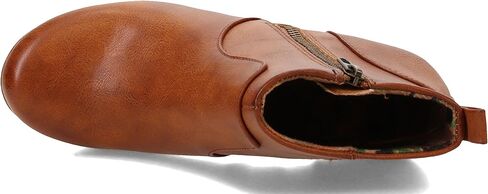 b.o.c. Womens Blakelynn Faux Leather Platform Ankle Boots Brown 8 Medium (B,M) in Saudi Arabia