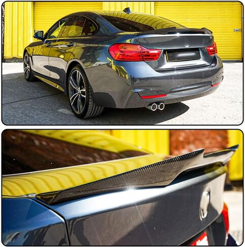 McArcar Kit Carbon Carbon Carbon Trunk Spoiler for BMW 4 Series F36 Gran Coupe 2014-2019 420i 428i 435i 440i 4door bood boot lid highkick wing lip factory outlet (type i) in Saudi Arabia