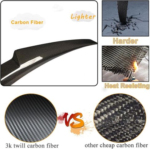 McArcar Kit Carbon Carbon Carbon Trunk Spoiler for BMW 4 Series F36 Gran Coupe 2014-2019 420i 428i 435i 440i 4door bood boot lid highkick wing lip factory outlet (type i) in Saudi Arabia