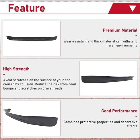 HECASA Front Lower Bumper Valance Panel Compatible with 2011-2016 Ford F250 F350 Super Duty RWD BC3Z17626AA FO1095241 Air Dam Deflector Spoiler in Saudi Arabia