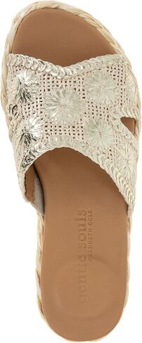 Gentle Souls by Kenneth Cole women's Tristan Woven Slide Sandal in Saudi Arabia