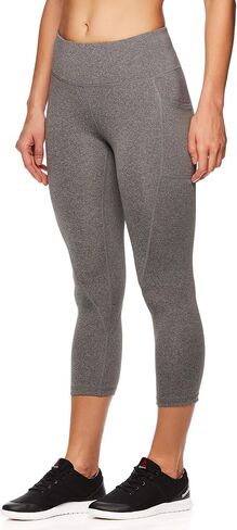 Reebok Womens Capri Seamed Compression Athletic Pants in Saudi Arabia