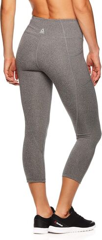 Reebok Womens Capri Seamed Compression Athletic Pants in Saudi Arabia