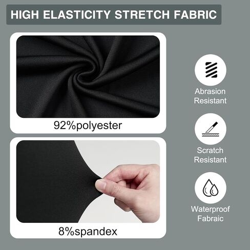100 PCS CARCH CARCH ANCHERS Universal Polyester SPANDEX CORVERS SLIPCOVERS FOR PARKING FART FRATH CARRESS (WHITE) in Saudi Arabia