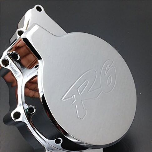 XKMT-Bilet Motor Engine Stator Cover متوافق مع YZF R6 YZF-R6 1999-2002 الجانب الأيسر لكروم [B00YYSKBS0] in Saudi Arabia