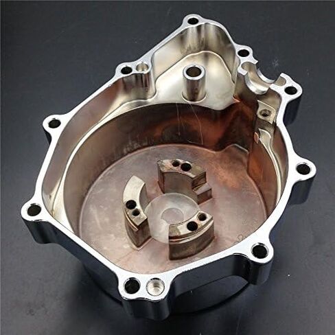 XKMT-Bilet Motor Engine Stator Cover متوافق مع YZF R6 YZF-R6 1999-2002 الجانب الأيسر لكروم [B00YYSKBS0] in Saudi Arabia