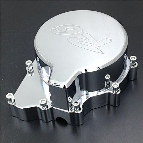 XKMT-Bilet Motor Engine Stator Cover متوافق مع YZF R6 YZF-R6 1999-2002 الجانب الأيسر لكروم [B00YYSKBS0] in Saudi Arabia
