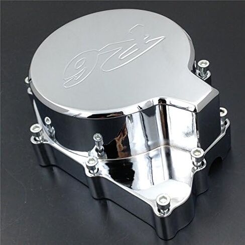 XKMT-Bilet Motor Engine Stator Cover متوافق مع YZF R6 YZF-R6 1999-2002 الجانب الأيسر لكروم [B00YYSKBS0] in Saudi Arabia
