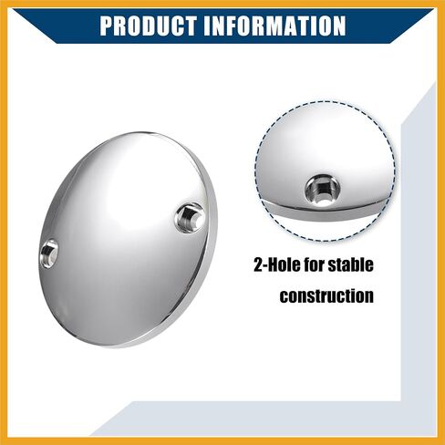 Ignition Engine Timing Points Cover for Harley-DAVIDSON 1971-1999 / Inner/Durable Aluminum Alloy / 1 Pcs Silver Tone Replacement in Saudi Arabia