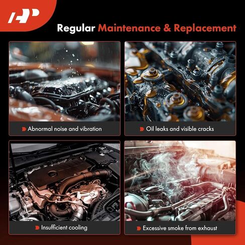A-Premium Upper Engine Timing Cover Compatible with Audi A4 Quattro 2009, Q5 2009-2012, Q7 2011-2015, A5 Quattro 2008-2010, A7 Quattro 2012-2015, A8 Quattro, A6 Quattro, S4, S5 & Volkswagen Touareg in Saudi Arabia