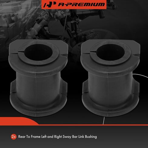 A-Premium 2 x Rear To Frame Sway Bar Bushing Kit, Compatible with Chevrolet Malibu 2004-2011 & Pontiac G6 2005-2010 in Saudi Arabia