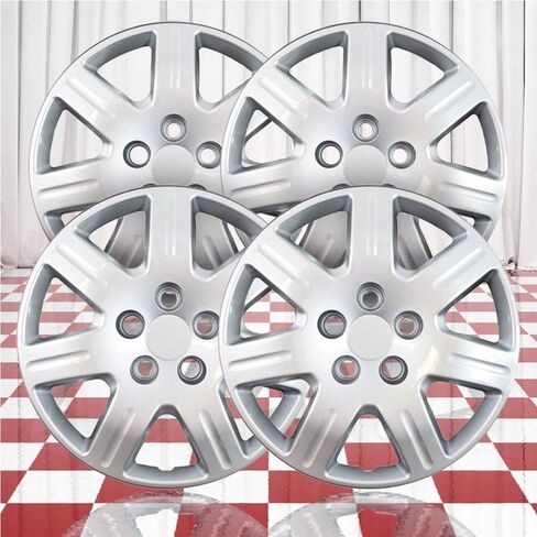 Set of 4 16" Bolt-on Silver Hubcaps for Honda Civic 2006-2011 in Saudi Arabia