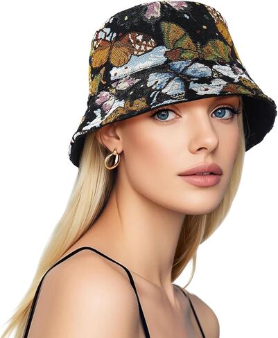 DOCILA Bucket Hat for Women Animal Print Reversible Fisherman Hats Packable All Seasons Sun Protection Caps in Saudi Arabia