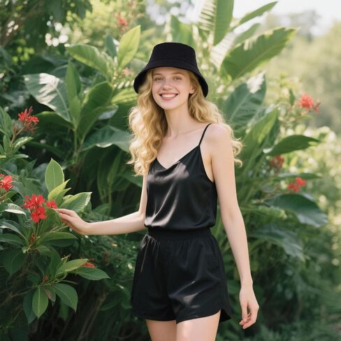 Bucket Hat for Women Men Cotton Sun Hat Cap for Vacation Summer Outdoor Fishing Beach Travel Hunting Golf in Saudi Arabia