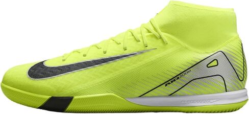 Nike Mercurial Superfly 10 Academy IC High-Top Tob Soils (FQ8332-700 ، Volt/Black) in Saudi Arabia