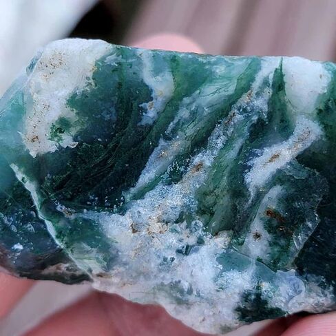 Natural Stones 1 Lbs Tumbling Rough Raw Materials for Cabbing Tumbling Trimming Crystals Reiki Healing Lapidary (Tree Agate, Green Forest) in Saudi Arabia