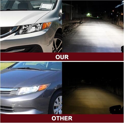 JSBOYAT Headlights Assembly Pair for 2012-2015 Honda Civic 4Dr Sedan | 2012-2013 Honda Civic 2Dr Coupe, OE Style Headlamp (Driver & Passenger Side) in Saudi Arabia