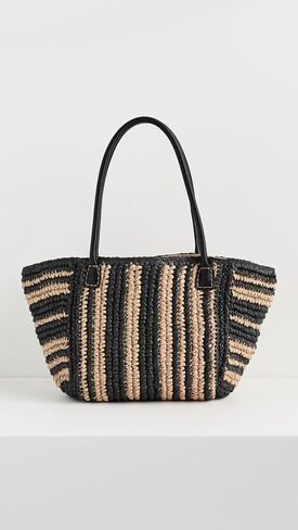 Madewell Women's The Handwoven Leather Medium Tote in Saudi Arabia