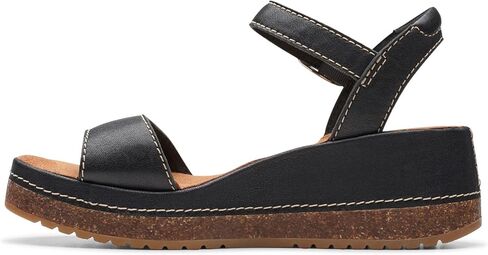 Clarks Women's, Kassanda Lily Sandal, 8.5 Wide, Off White Leather in Saudi Arabia