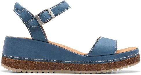 Clarks Women's, Kassanda Lily Sandal, 8.5 Wide, Off White Leather in Saudi Arabia