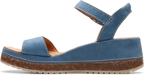 Clarks Women's, Kassanda Lily Sandal, 8.5 Wide, Off White Leather in Saudi Arabia