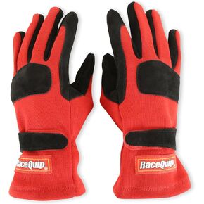 RaceQuip® 355025RQP 355 Series Gloves - SFI 3.3/5 - Black/Blue - كبير in Kuwait