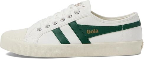 Gola Women's Coaster Sneaker, Off-White/Off-White/Gold, 8.5 in Saudi Arabia