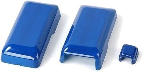 3pcs Rear Upper Side Blue Window Trim Cover Door Glass Hinge Tailgate for Ford for Bronco 2021-2023 177-0026 in Saudi Arabia