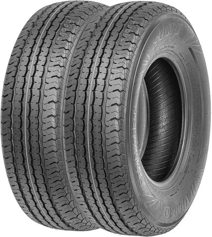 مجموعة Sunf Haulpro من 2 إطارات مقطورة شعاعية ST205/75R14 ، نطاق الحمل د ث/حارس ، 8 رقائق in Saudi Arabia