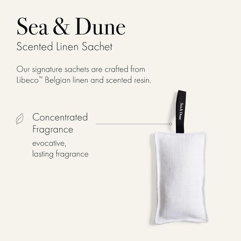 LAFCO New York Scented Linen Sachet, Champagne - Up to 4-Month Fragrance Life - Made in The USA in Kuwait