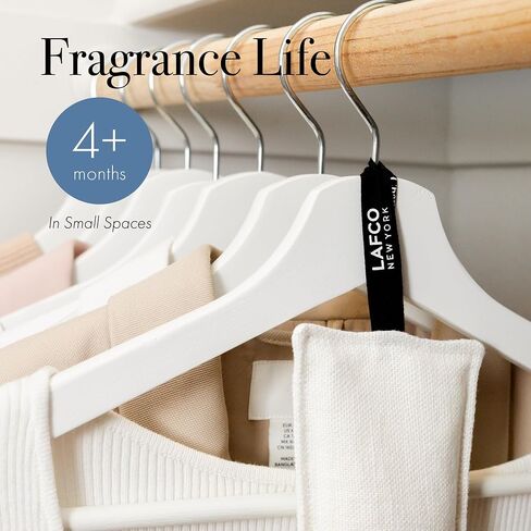 LAFCO New York Scented Linen Sachet, Champagne - Up to 4-Month Fragrance Life - Made in The USA in Kuwait