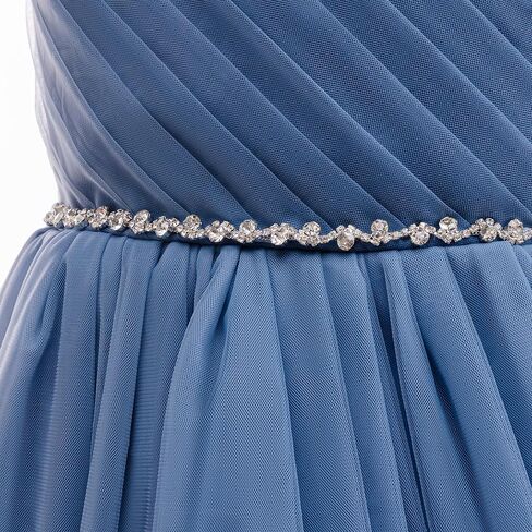 Glamulice Flower Girls Vintage Rhinestones Tulle Tutu Dress A Line Little/Big Girl Wedding Birthday Formal Party Dresses in Saudi Arabia