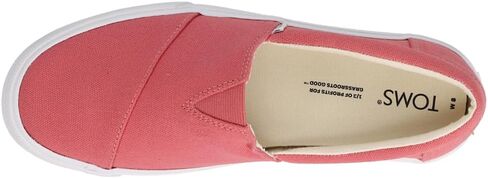 TOMS Women's Fenix Platform Slip-On Sneaker, Black Canvas, 8.5 in Saudi Arabia
