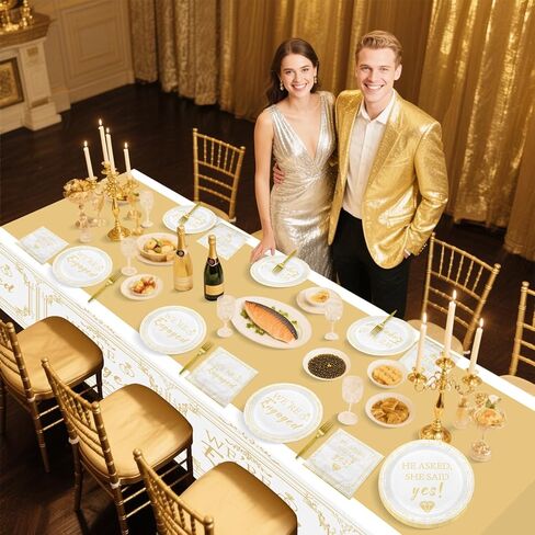 زينة عيد ميلاد السيد Onederful - أطباق عيد الميلاد الذهبية الزرقاء، والمناديل، ومفارش المائدة، أدوات مائدة لتزيين أعياد الميلاد الأولى لحفلات استقبال المولود الجديد، وديكورات عيد الميلاد الأول للأولاد، تخدم 40 ضيفًا in Kuwait