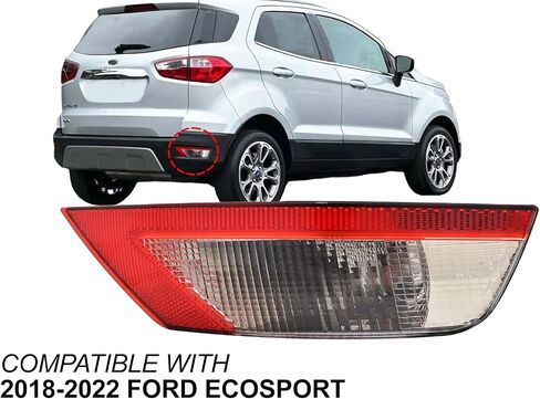 Auto Parts Avenue APA Replacement Bumper Light Back Up Lamp Reflector on Rear Bumper Cover for 2018 2019 2020 2021 2022 EcoSport with Bulb Passenger Right Side GN1Z15500A FO2883100 CAPA in Saudi Arabia
