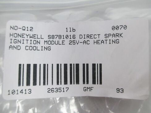 Honeywell ، Inc. S87B1016 Direct Spark Ignition Module ، 11 Sec Trial Time in Saudi Arabia