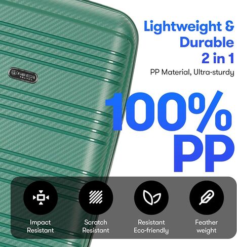 25 Inch Medium Checked Luggage Lightweight Suitcase with Spinner Wheels TSA Lock, Checked-Medium 25-Inch, Purple in Kuwait