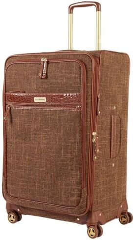 Samantha Brown Vintage Tweed 26" Spinner (Brown) in Saudi Arabia