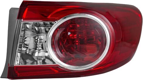 KARPAL Driver and Passenger Side Rear Tail Lights Brake Tail Lamps Assembly Compatible with 2011 2012 2013 Toyota Canada | TO2804111 TO2805111 | 81560-02580 81550-02580 in Saudi Arabia