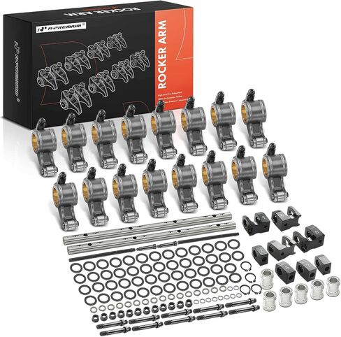 A-Premium 16pcs عمود الفولاذ المقاوم للصدأ مقاوم الصلب روك روك أركان مع محامل الإبرة متوافقة مع فورد 352-428 FE ، نسبة 1.75 in Saudi Arabia