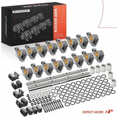 A-Premium 16pcs عمود الفولاذ المقاوم للصدأ مقاوم الصلب روك روك أركان مع محامل الإبرة متوافقة مع فورد 352-428 FE ، نسبة 1.75 in Saudi Arabia