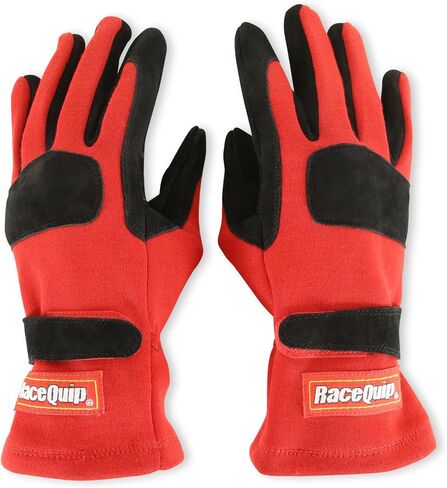 RaceQuip® 355025RQP 355 Series Gloves - SFI 3.3/5 - Black/Blue - كبير in Kuwait