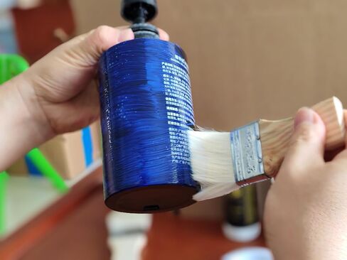 Gold Leaf Kit of Jinruisi Metal Leaf Adhesive 100ml & Metal Leaf Varnish 100ml,Gold size and sealer for Craft, Art,Furniture ,Gilding Kit with 100 pcs Imitation Gold Leaf Silver Leaf Copper Leaf sheet in Kuwait