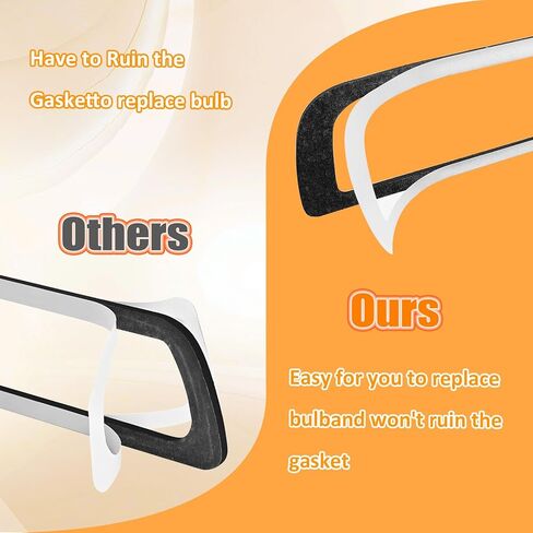 LED 3rd Third Brake Light Seal Gasket, Single-Sided Adhesive, Compatible with FD F150 2009 2010 2011 2012 2013 2014, High Mount Stop Lamp Assembly in Saudi Arabia