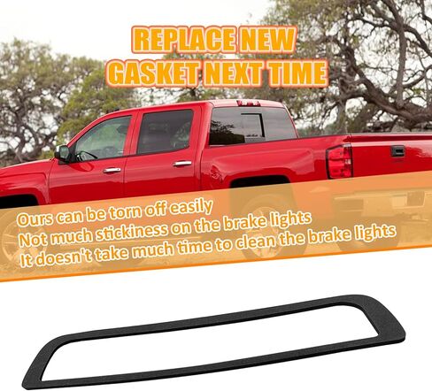 LED 3rd Third Brake Light Seal Gasket, Single-Sided Adhesive, Compatible with FD F150 2009 2010 2011 2012 2013 2014, High Mount Stop Lamp Assembly in Saudi Arabia