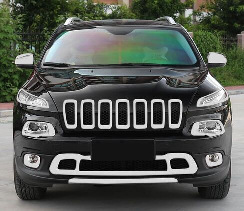 Car Accessories Fit for Mitsubishi Outlander 2013-2021Overhead Rear Seat Light Housing Cover ABS (Silver) 2 PCS in Saudi Arabia
