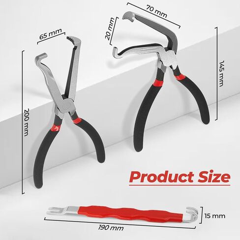 3PCS Electrical Disconnect Pliers Separator,with 41Pcs Electrical Connector Pin Extractor Removal Tool Set,Locking Push Tab Pliers for Car Electrical Wiring Automotive Car Devices in Saudi Arabia
